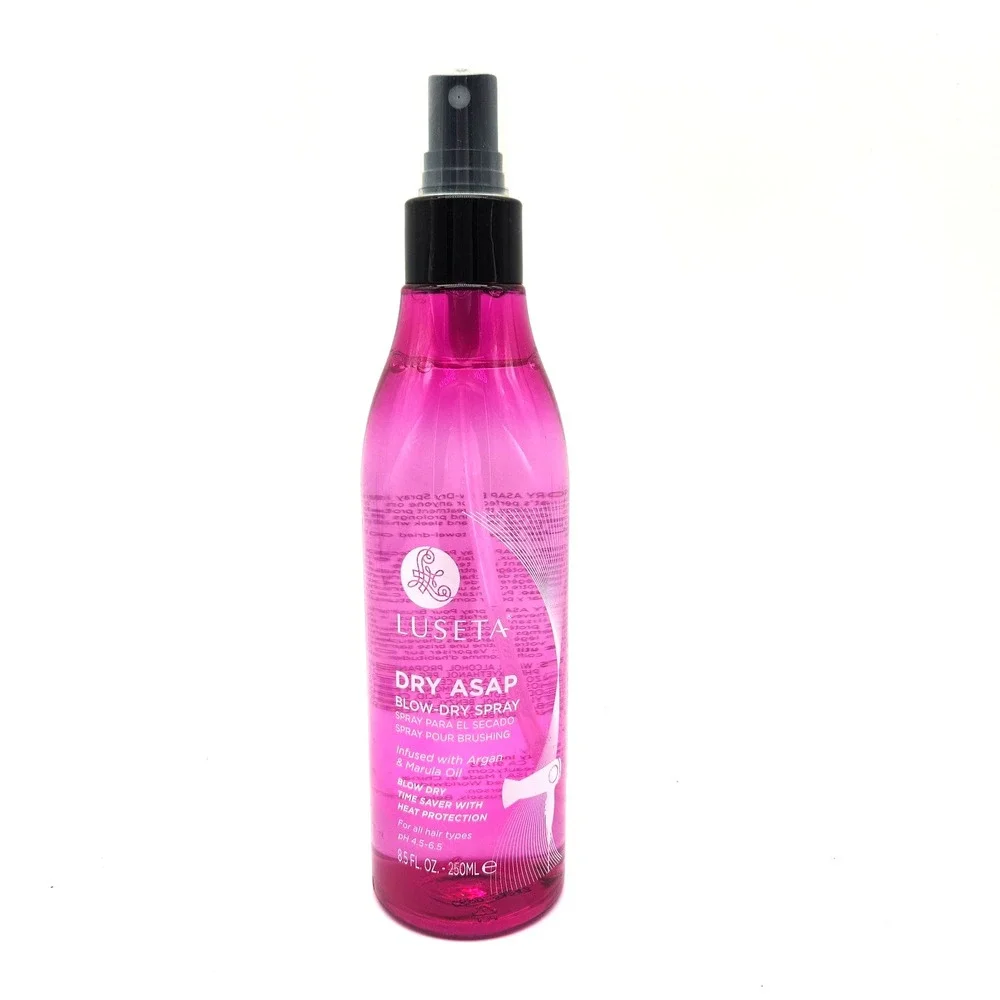 Luseta Blow Dry Spray – 8.5 fl oz Heat Shield for‎ Fast Styling & Frizz Control